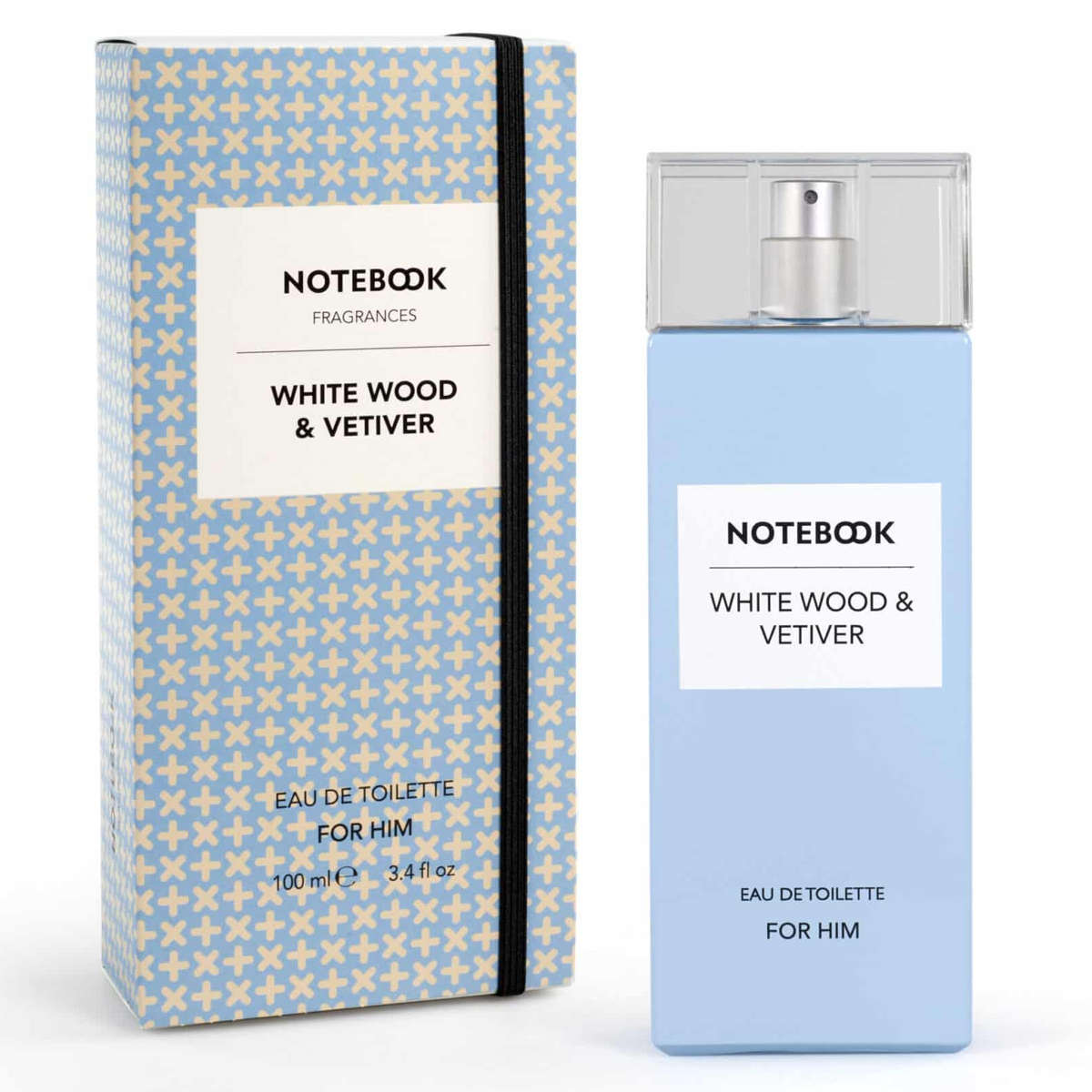 Notebook White Wood & Vetiver Men, Notebook, FragrancePrime